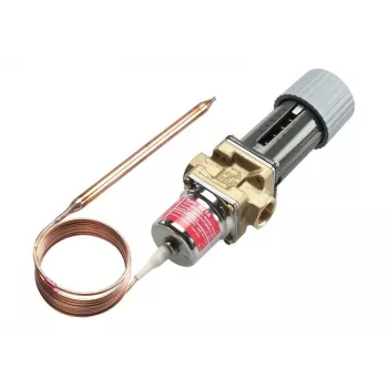 Danfoss 003N0042 RA-N Winkel-Heizkörperventil-Unterteil, R 3/8 inch x M22x1,5, vernickelt