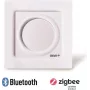 DANFOSS DEVI DEVIreg Display Connect Programmierbarer smarter Thermostat mit App-Steuerung, Touchscreen, Polarweiß (RAL 9016)