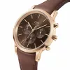 Daniel Wellington Classic 42mm Herrenuhr DW00100640 - Roségold-Gehäuse, schwarzes Zifferblatt, schwarzes Lederarmband