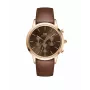 Daniel Wellington Classic 42mm Herrenuhr DW00100640 - Roségold-Gehäuse, schwarzes Zifferblatt, schwarzes Lederarmband