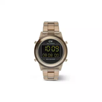 DANIEL WELLINGTON Classic Black Sheffield 42mm Rose Gold Watch DW00100767