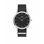 DANIEL WELLINGTON Classic Herrenuhr 40mm Roségold Edelstahl Schwarzes Leder