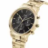 DANIEL WELLINGTON Classic Herrenuhr 42mm Roségold Schwarzes Leder DW00100641