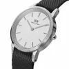 DANIEL WELLINGTON Classic Herrenuhr DW00100677 40mm Roségold Edelstahlgehäuse Cremeweißes Zifferblatt Schwarzes Lederarmband
