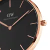 DANIEL WELLINGTON Classic Petite Damenuhr 36mm Roségold Edelstahl Mesh DW00100303