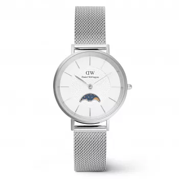 Daniel Wellington Petite Lumine Uhr 32mm Roségold Edelstahl Mesh