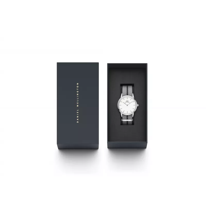 DANIEL WELLINGTON Petite Lumine Damenuhr 26mm Silber Edelstahl Mesh DW00100679