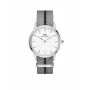 DANIEL WELLINGTON Petite Lumine Damenuhr 26mm Silber Edelstahl Mesh DW00100679