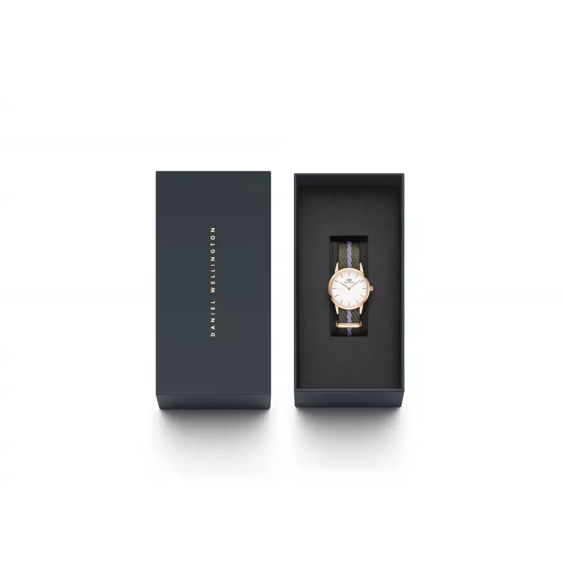 DANIEL WELLINGTON Petite Lumine Damenuhr 28mm Gold Edelstahl Mesh DW00100680
