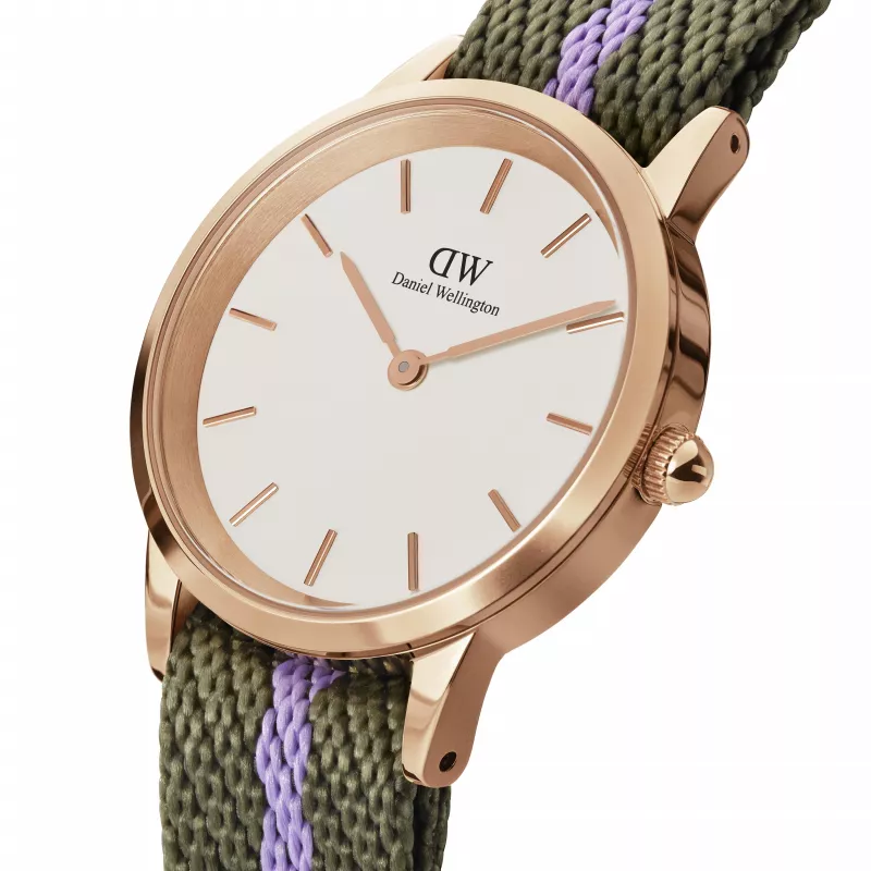 DANIEL WELLINGTON Petite Lumine Damenuhr 28mm Gold Edelstahl Mesh DW00100680