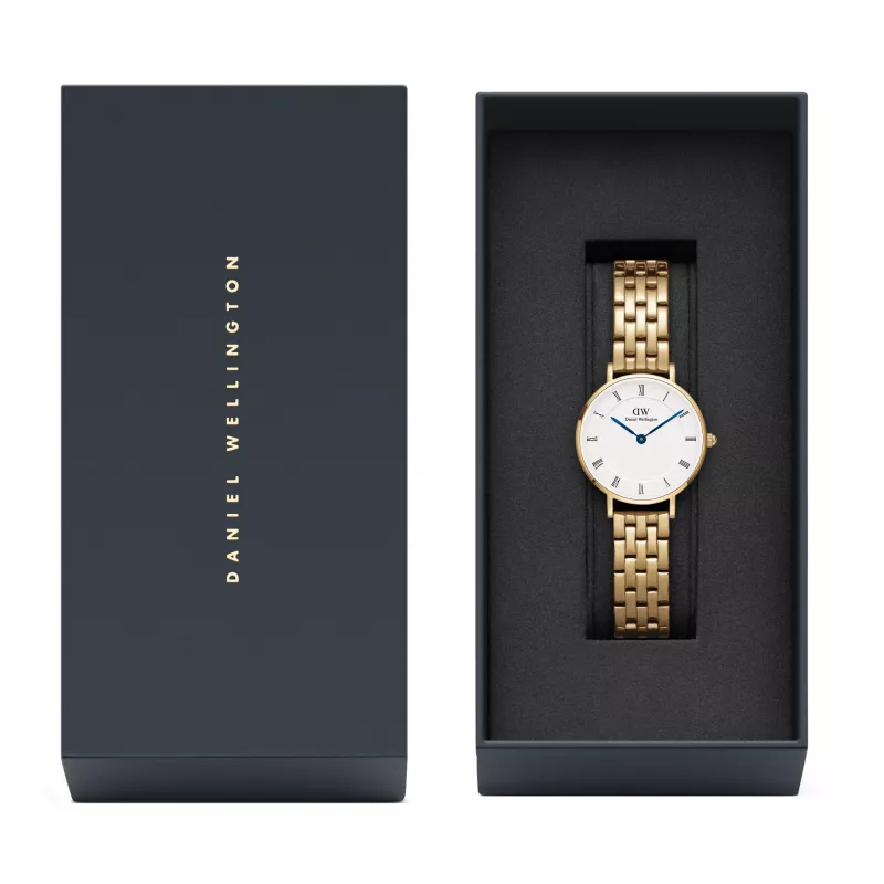 DANIEL WELLINGTON Petite Lumine Damenuhr 28mm Roségold Mesh-Armband DW00100682