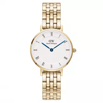 DANIEL WELLINGTON Petite Lumine Damenuhr 28mm Roségold Mesh-Armband DW00100682