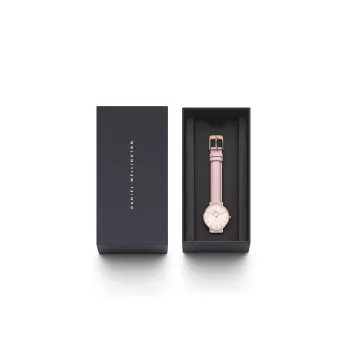 DANIEL WELLINGTON Petite Lumine Damenuhr 28mm Silber Edelstahl Mesh DW00100633