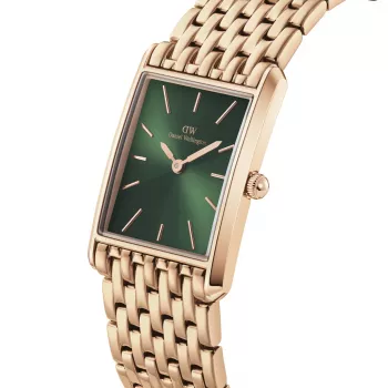 DANIEL WELLINGTON Petite Lumine Damenuhr 32mm Roségold Edelstahl Mesh DW00100704