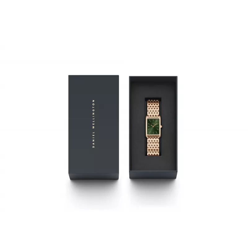DANIEL WELLINGTON Petite Lumine Damenuhr 32mm Roségold Edelstahl Mesh DW00100704