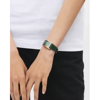DANIEL WELLINGTON Petite Lumine Damenuhr 32mm Silber Edelstahl Mesh DW00100694