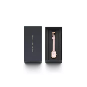 DANIEL WELLINGTON Petite Lumine Damenuhr DW00100636 20mm Roségold Mesh-Armband