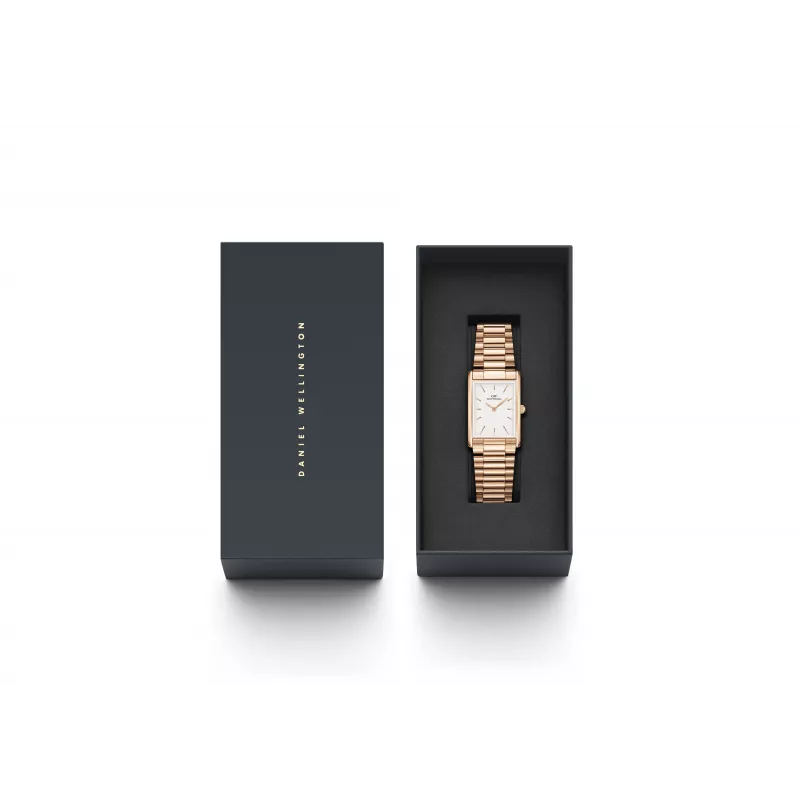 DANIEL WELLINGTON Petite Melrose Damenuhr 35mm Roségold Edelstahl Mesh DW00100702