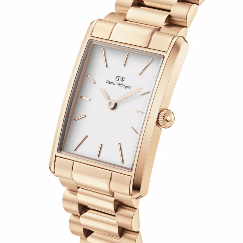 DANIEL WELLINGTON Petite Melrose Damenuhr 35mm Roségold Edelstahl Mesh DW00100702
