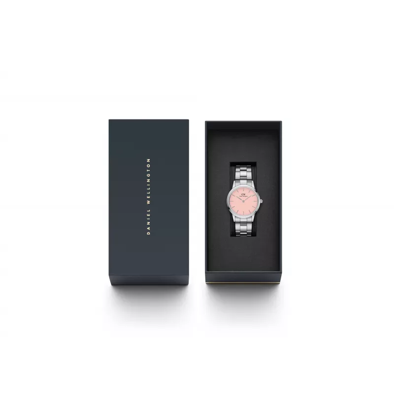 DANIEL WELLINGTON Damen Petite Lumine Uhr 32mm Roségold Mesh DW00100535