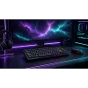Dark Project ALU81A Terra Nova G3MS Moonstone Switch Mechanische Tastatur, US ANSI, Schwarz