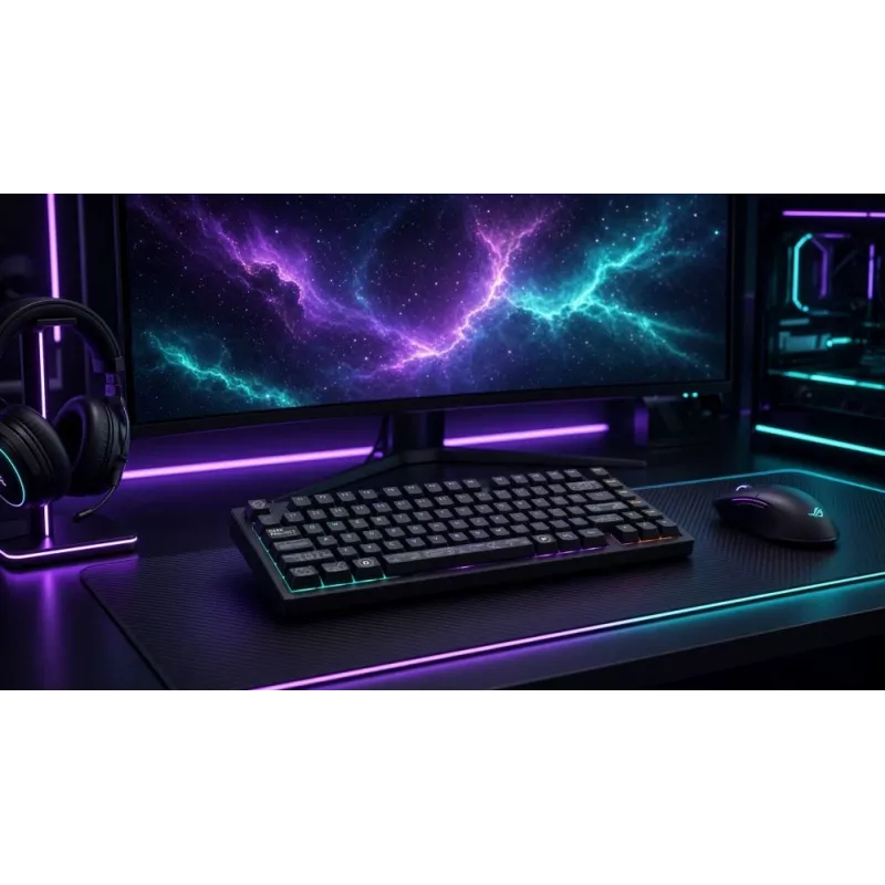 Dark Project ALU81A Terra Nova G3MS Moonstone Switch Mechanische Tastatur, US ANSI, Schwarz