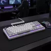 DARK PROJECT ALU87A Daylight mechanische Tastatur, G3MS Zircon Switch, russisches Layout, Aluminium, RGB, Hot-Swappable, TKL