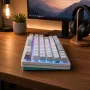 DARK PROJECT ALU87A Daylight mechanische Tastatur, G3MS Zircon Switch, russisches Layout, Aluminium, RGB, Hot-Swappable, TKL