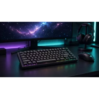 Dark Project Terra Nostra G3MS Moonstone Switch TKL Mechanische Gaming-Tastatur, US ANSI, Schwarz