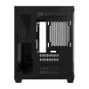 Darkflash C285MP Mid-Tower PC-Gehäuse, Seitenteil aus gehärtetem Glas, ATX, Schwarz