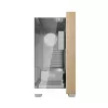 Darkflash DS900W Weißes Mid-Tower-Computer-Gehäuse, ATX, gehärtetes Glas, ohne Lüfter