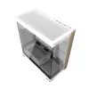 Darkflash DS900W Weißes Mid-Tower-Computer-Gehäuse, ATX, gehärtetes Glas, ohne Lüfter