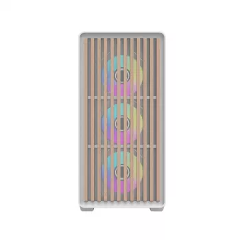 Darkflash DS900WD ATX Mid-Tower Computer Case (Weiß) mit 4 ARGB-Lüftern und Seitenteil aus gehärtetem Glas