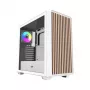 Darkflash DS900WD ATX Mid-Tower Computer Case (Weiß) mit 4 ARGB-Lüftern und Seitenteil aus gehärtetem Glas