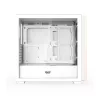 Darkflash DS900WS ATX Mid-Tower Computergehäuse, Weiß, Tempered Glass, Keine Lüfter