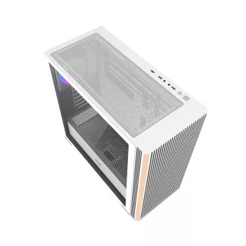 DARKFLASH DS900WS Mid Tower Weiß Gehäuse mit 4 ARGB Lüftern