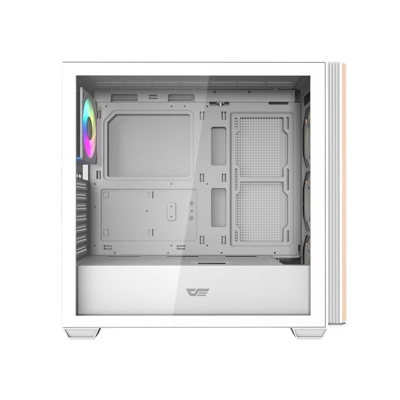 DARKFLASH DS900WS Mid Tower Weiß Gehäuse mit 4 ARGB Lüftern