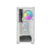 DARKFLASH DS900WS Mid Tower Weiß Gehäuse mit 4 ARGB Lüftern