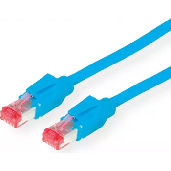 Dätwyler Cat 6 S/FTP LSZH Patchkabel, RJ-45 auf RJ-45, 3 m, Blau 21.05.0034