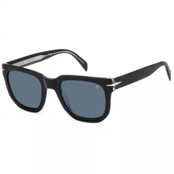 DAVID BECKHAM DB-7118-S-7C5 Herren Rechteckige Acetat-Sonnenbrille Havana Braun 52mm