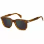 DAVID BECKHAM DB-7133-S-C9B Rechteckige Sonnenbrille Havana Braun 52mm