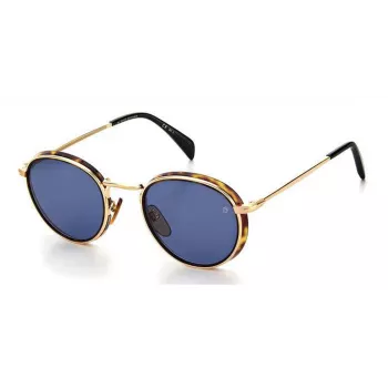 DAVID BECKHAM DB1033S2IKE9K Herren-Sonnenbrille Havana Acetat Grün Polyamid 49mm