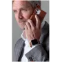 dbramante1928 Copenhagen Slim Flip Case für Mobiltelefon - Echtes Leder - Hellbraun - 5,4 Zoll - für Apple iPhone 12 mini