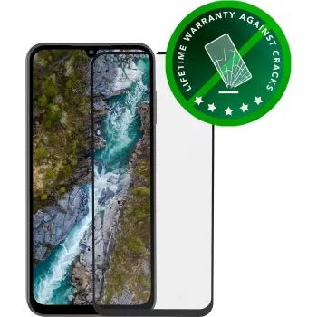 DBRAMANTE1928 Eco-Shield Hülle für Samsung Galaxy A25 5G – Black Edge ES25CL006139