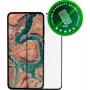DBRAMANTE1928 Eco-Shield Hülle für Samsung Galaxy A35 5G – Transparent mit schwarzem Rand ES35CL006138