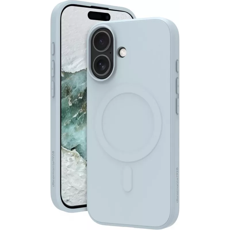 dbramante1928 Greenland Pro - Rückseitenabdeckung für Mobiltelefon - MagSafe-kompatibel - Kunststoff - Glacier - für Apple iPhone 17