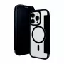 DBRAMANTE1928 Helsinki MagSafe Hülle für iPhone 15 Pro Max - Schwarz/Transparent HE67CLBL1883
