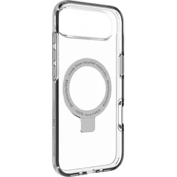 dbramante1928 Iceland Ultra Back Cover für Mobiltelefon mit Standfuß, MagSafe-kompatibel, D3O, Kunststoff, transparent, für Apple iPhone Air