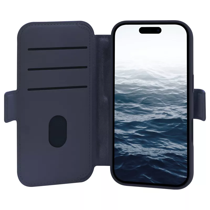 dbramante1928 Lynge Flip Case für Mobiltelefon - MagSafe-Kompatibilität - Deep Water - für Apple iPhone 17