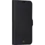 dbramante1928 New York Flip Case für Mobiltelefon mit abnehmbarem magnetischen Rückteil, Saffianleder, Night Black, für Apple iPhone 13 Pro Max
